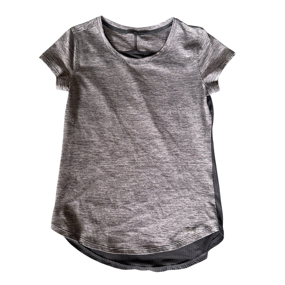 Under Armour Heather Grey Short-Sleeve Top